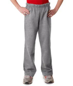 18400B Gildan Youth Heavy BlendOpen Bottom Sweatpants Sport Grey (50/50)