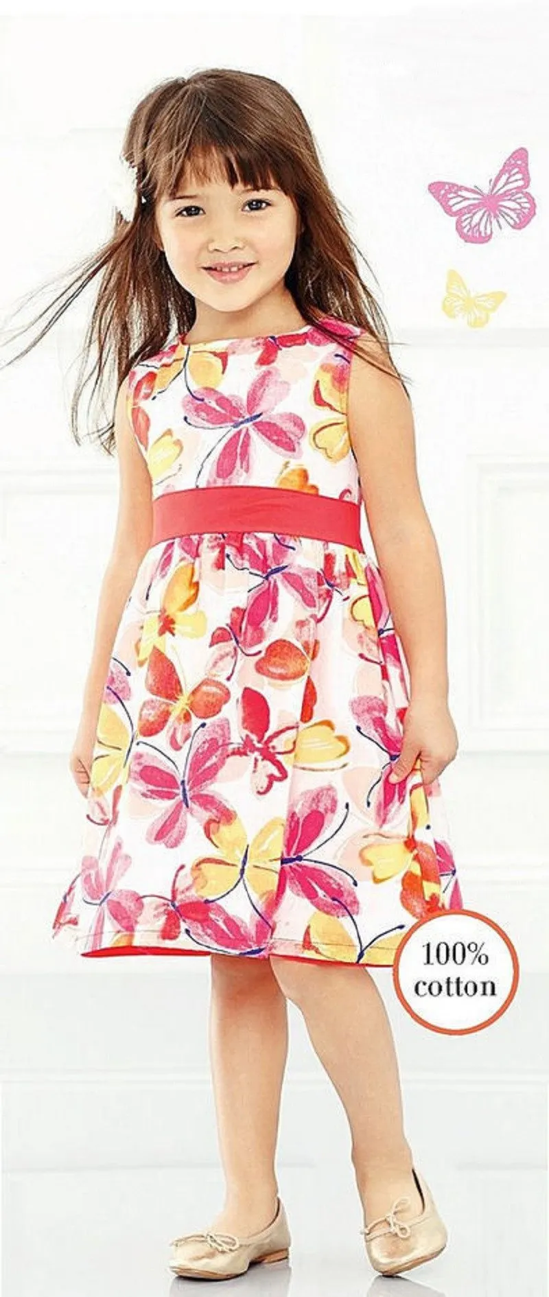 2-in-1 Girls' Reversible Dress