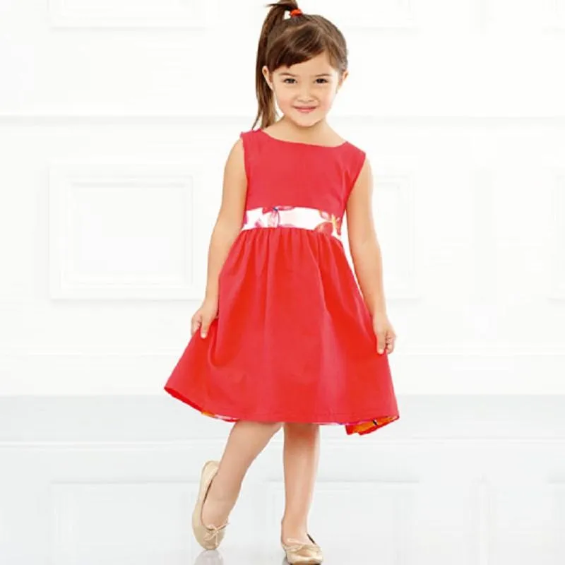 2-in-1 Girls' Reversible Dress