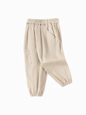 2025 Spring New Boy Woven Long Pants