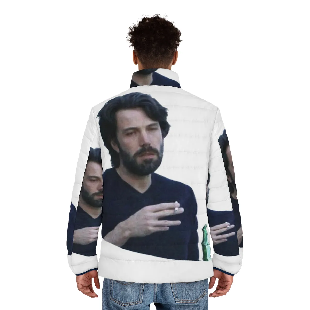 Affleck Meme Puffer Jacket: Embrace the Iconic Mood Smoke Look