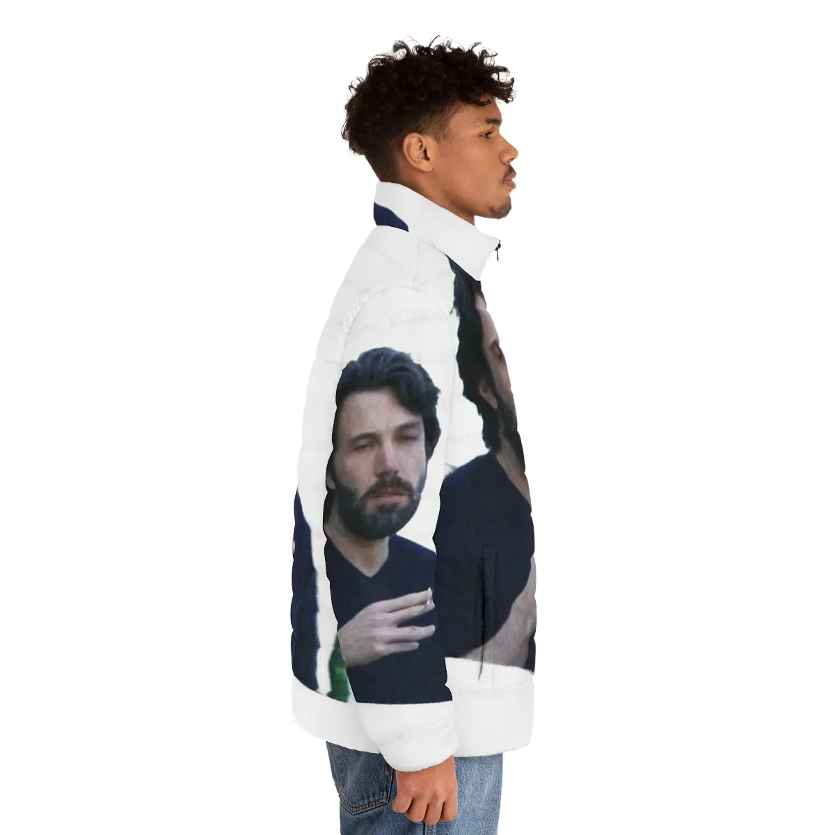 Affleck Meme Puffer Jacket: Embrace the Iconic Mood Smoke Look