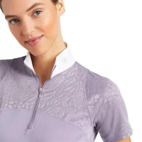 Ariat Womens Airway Zip Short Sleeved Show Shirts