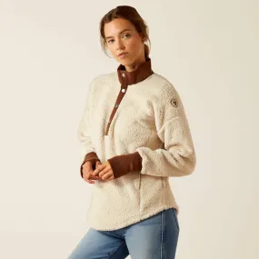 Ariat Women's Doyen Sweatshirt in Natural/Soft Silt