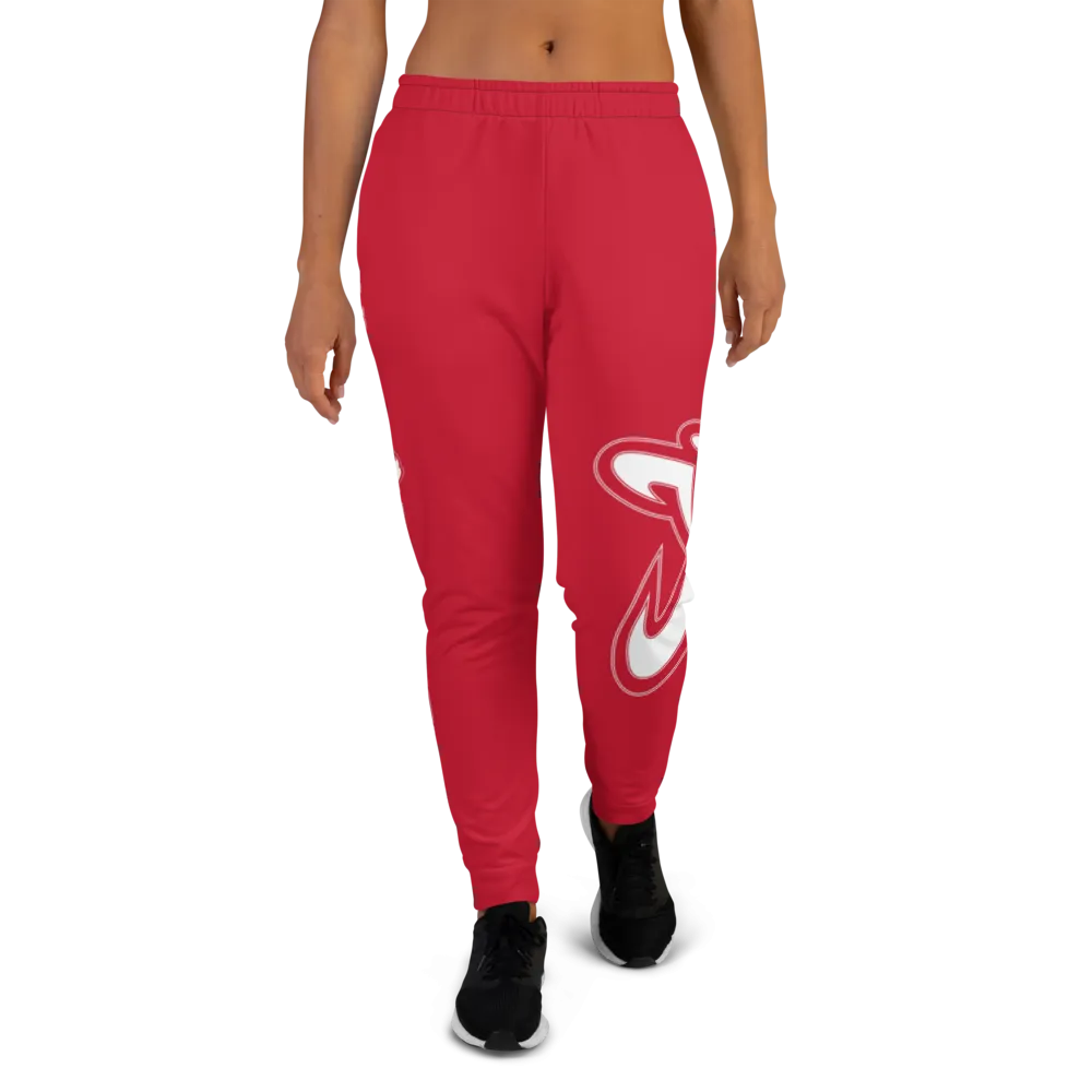 Athletic Apparatus Red White Logo V2 Women's Joggers