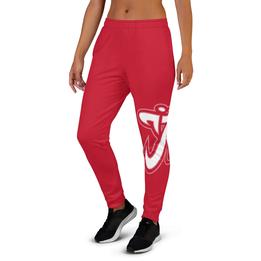 Athletic Apparatus Red White Logo V2 Women's Joggers