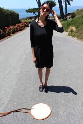 Beklina French Terry Dress Black