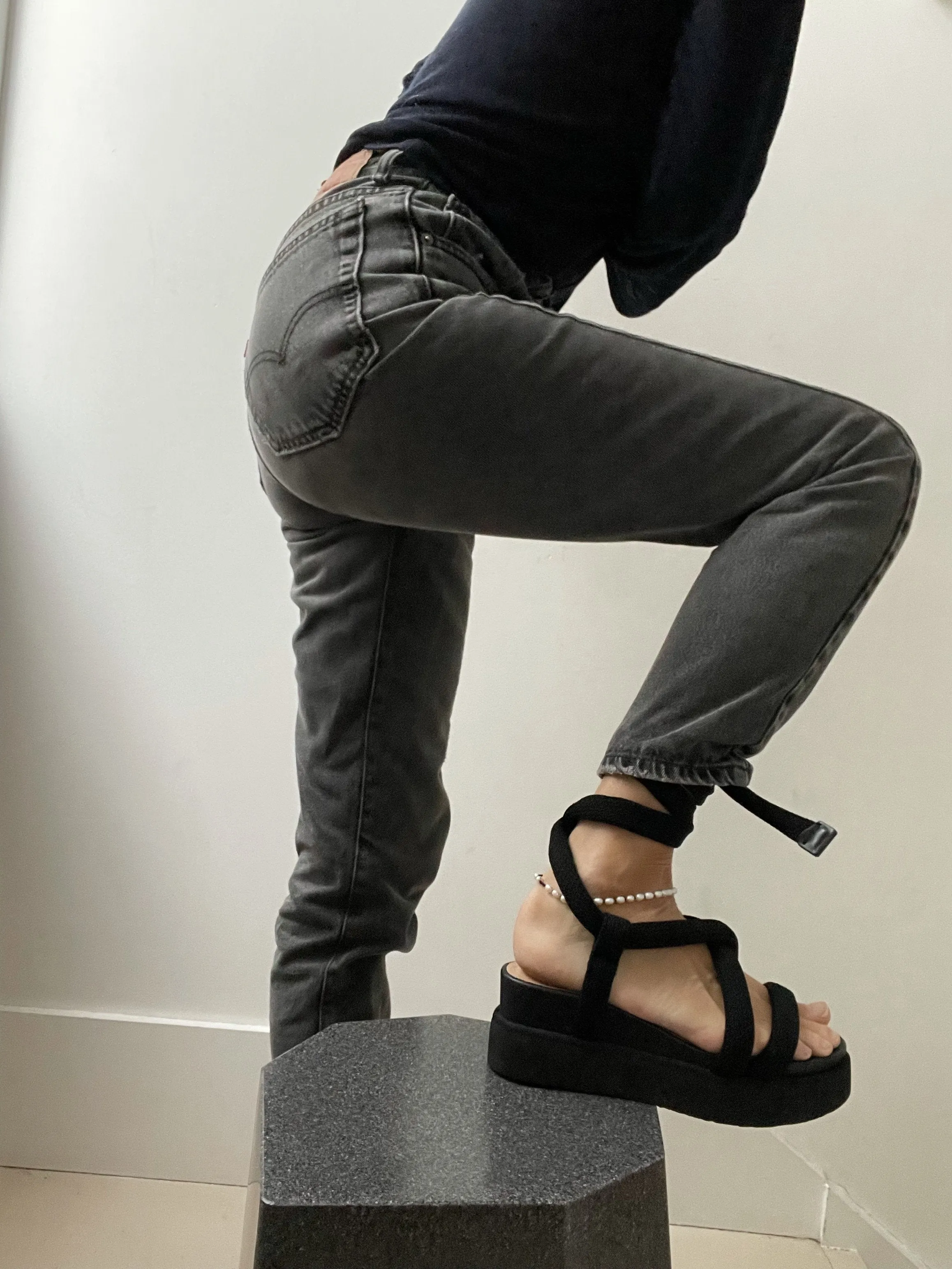 Black Redone Levis