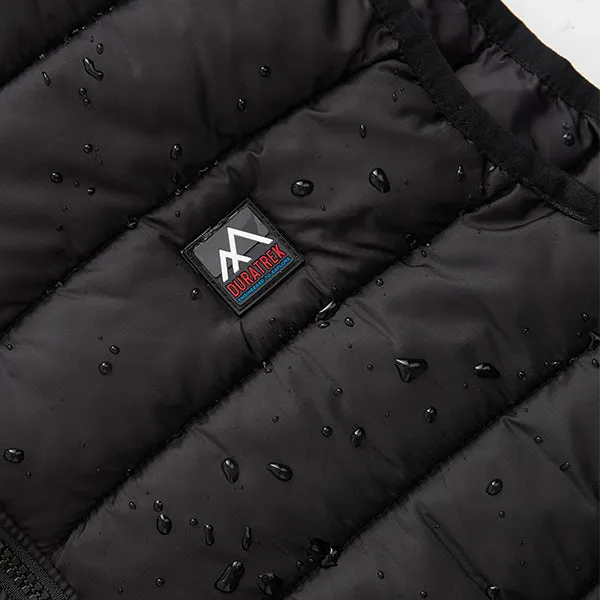 Black Shower Resistant Lightweight Puffer Gilet