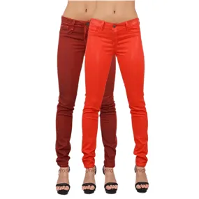 Bleulab USA ‘Detour Leggings’ Fully Reversible Red Skinny Jeans -Size 25