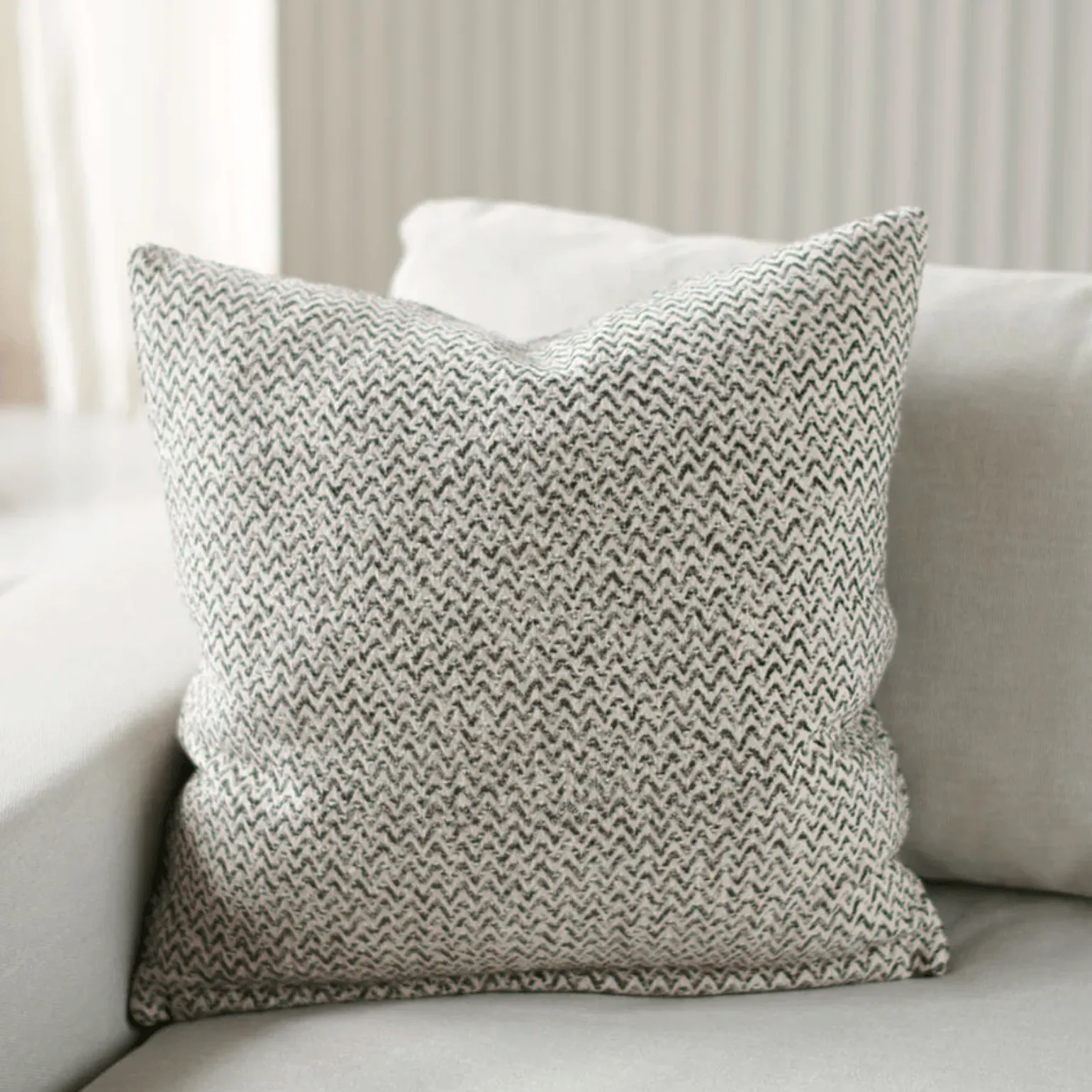 Calma Reversible Cushion | Sea Mist