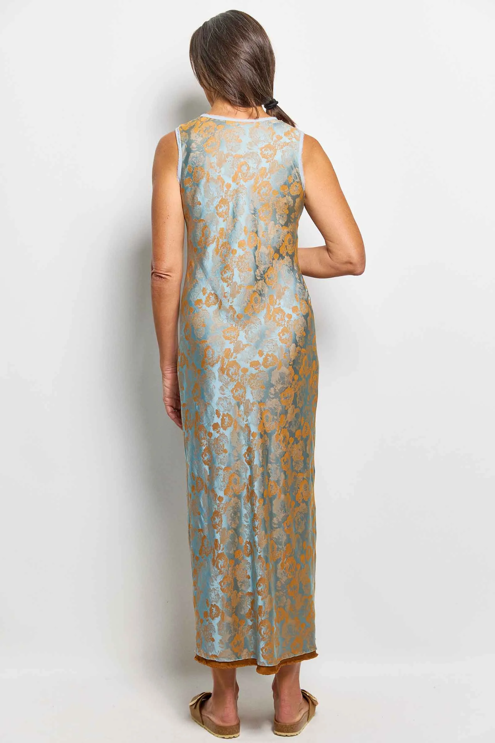 caron jacquard dress