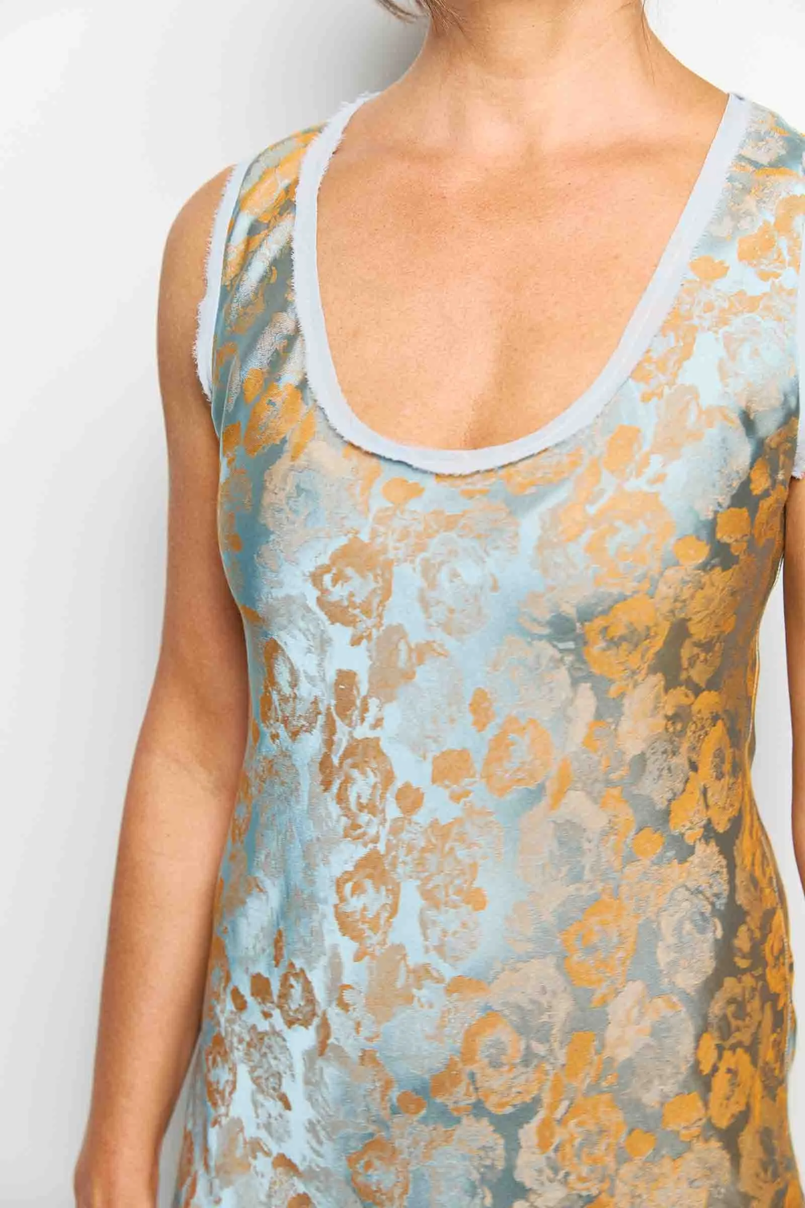 caron jacquard dress