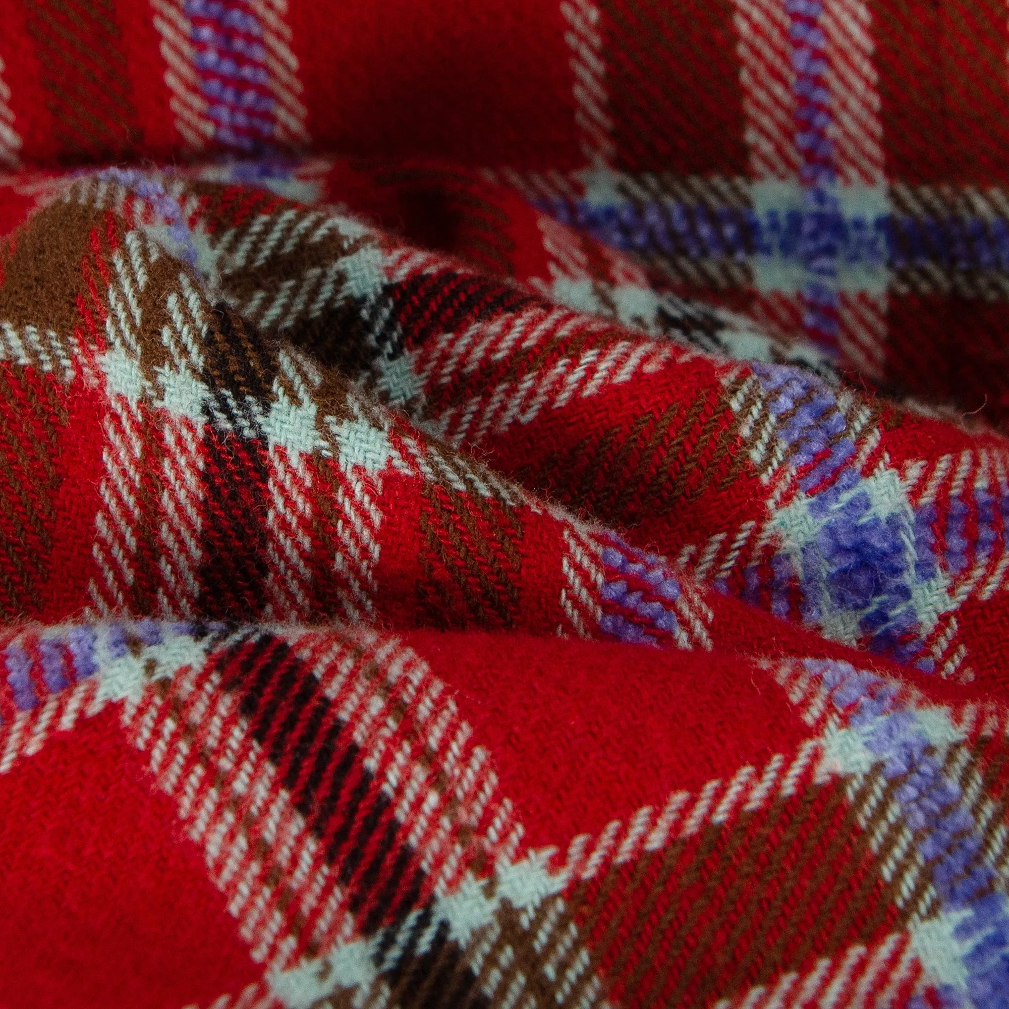 Color Matching Check Loose Fit Shirt