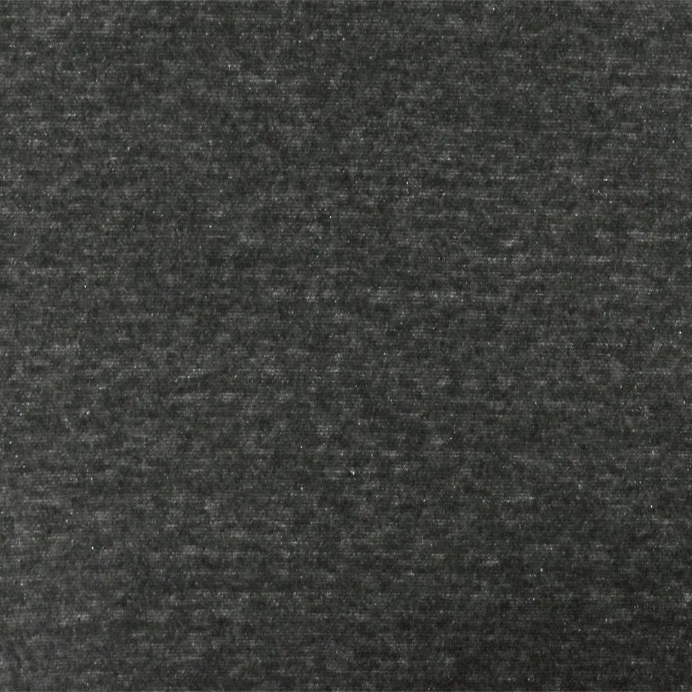 Dark-Heather Gray Reversible Stretch Double Knit Fabric