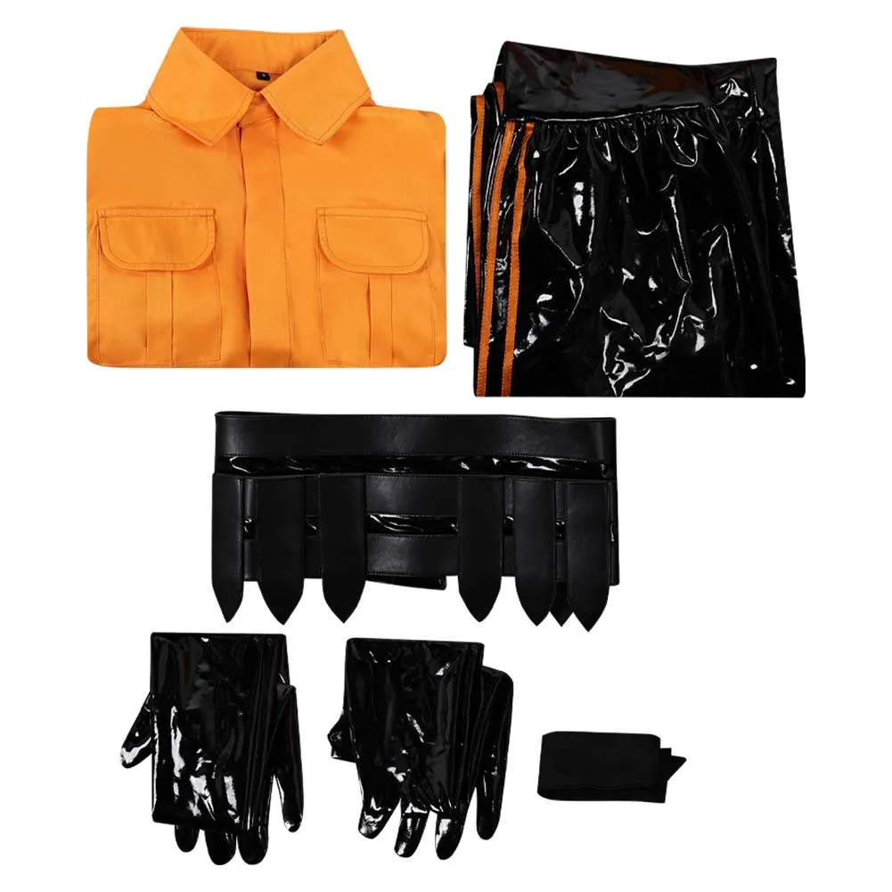 Deadlock Haze Women Yellow Black Outfit Cosplay Costume Outfits Halloween Carnival Suit