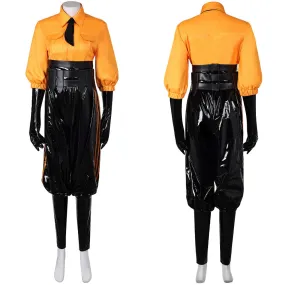 Deadlock Haze Women Yellow Black Outfit Cosplay Costume Outfits Halloween Carnival Suit