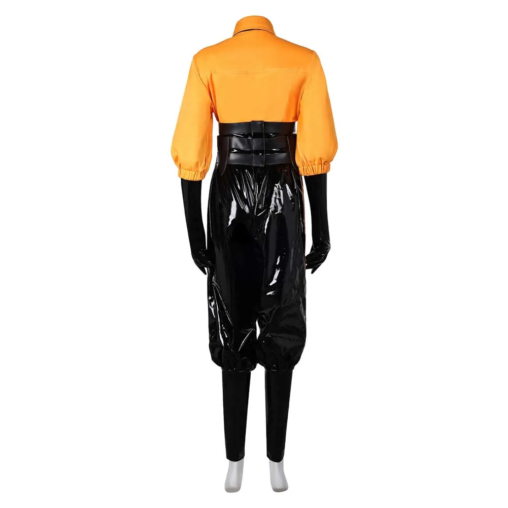 Deadlock Haze Women Yellow Black Outfit Cosplay Costume Outfits Halloween Carnival Suit