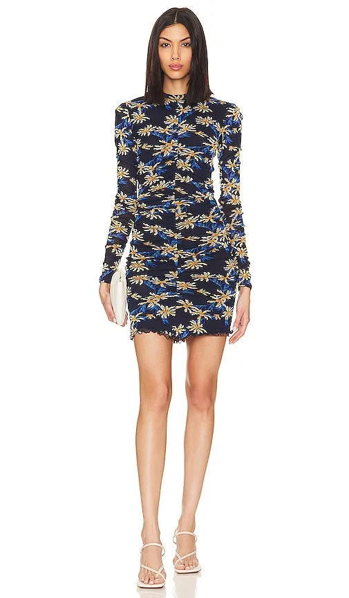 Diane von Furstenberg Azula Reversible Dress in Navy