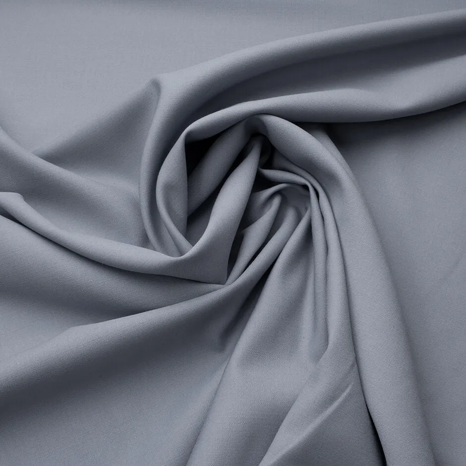 Dusty Lavender Stretch Wool Gaberdine