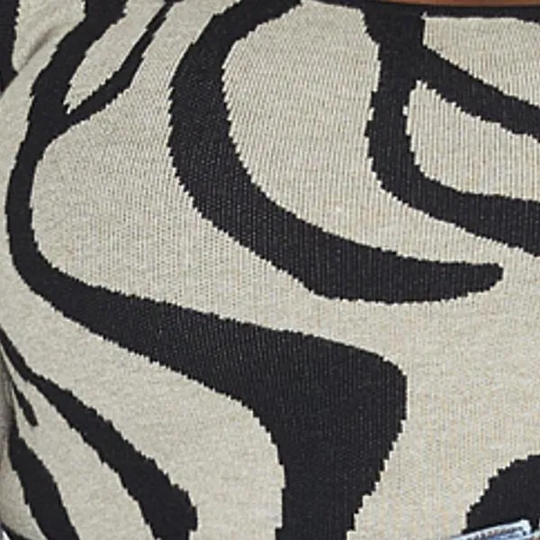 Fashion To Figure - Mia One Shoulder Tiger Print Sweater