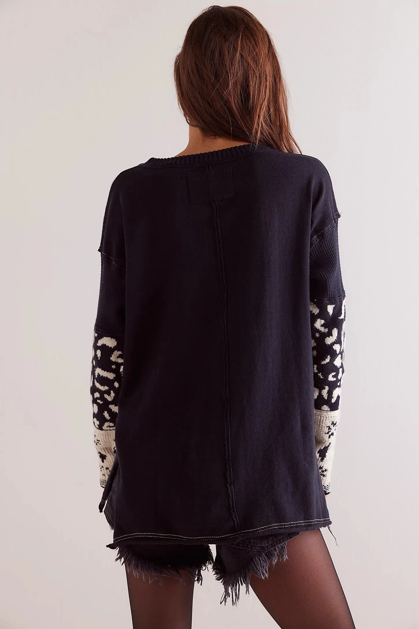 Free People Tiger Style Cuff Sweater