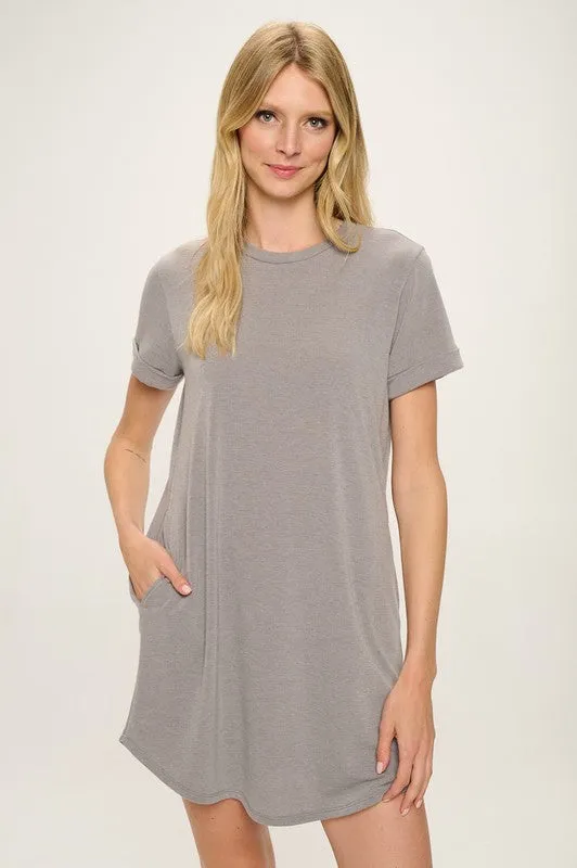 French Terry Pocket Dress