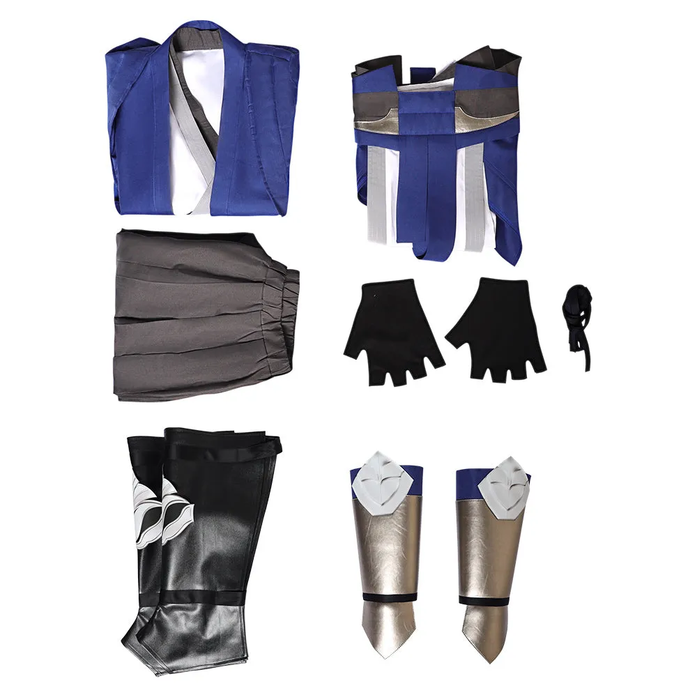 Game Mortal Kombat Sub Zero Cosplay Costume Outfits Halloween Carnival Suit