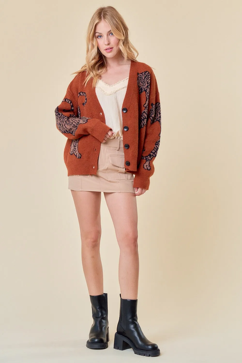 Get 'em Tiger Cardigan