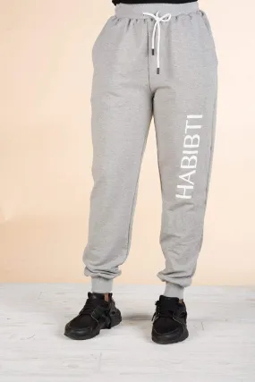 Gray Habibti sweat Pants