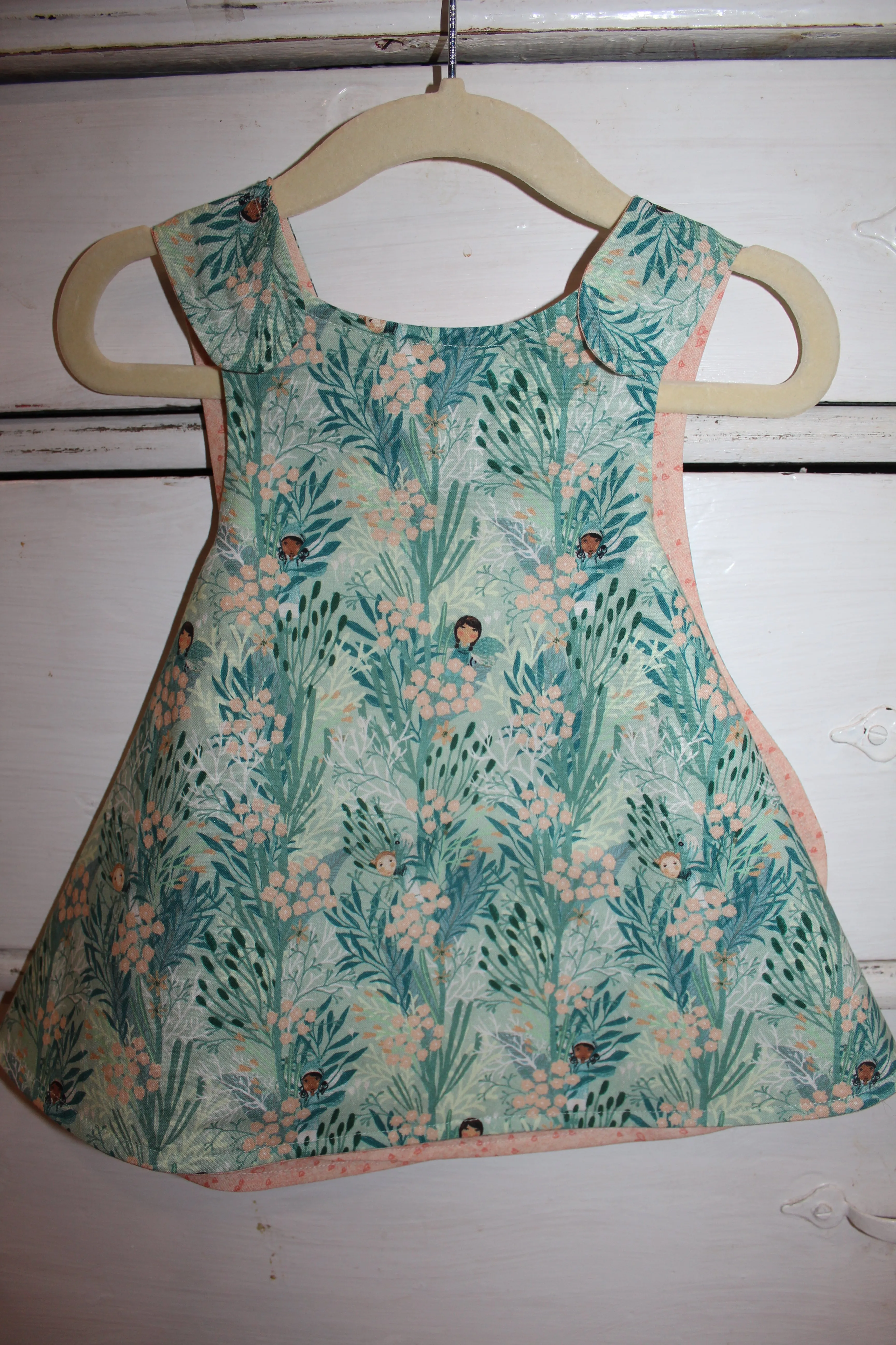 Green Forest Fairies Reversible Dress