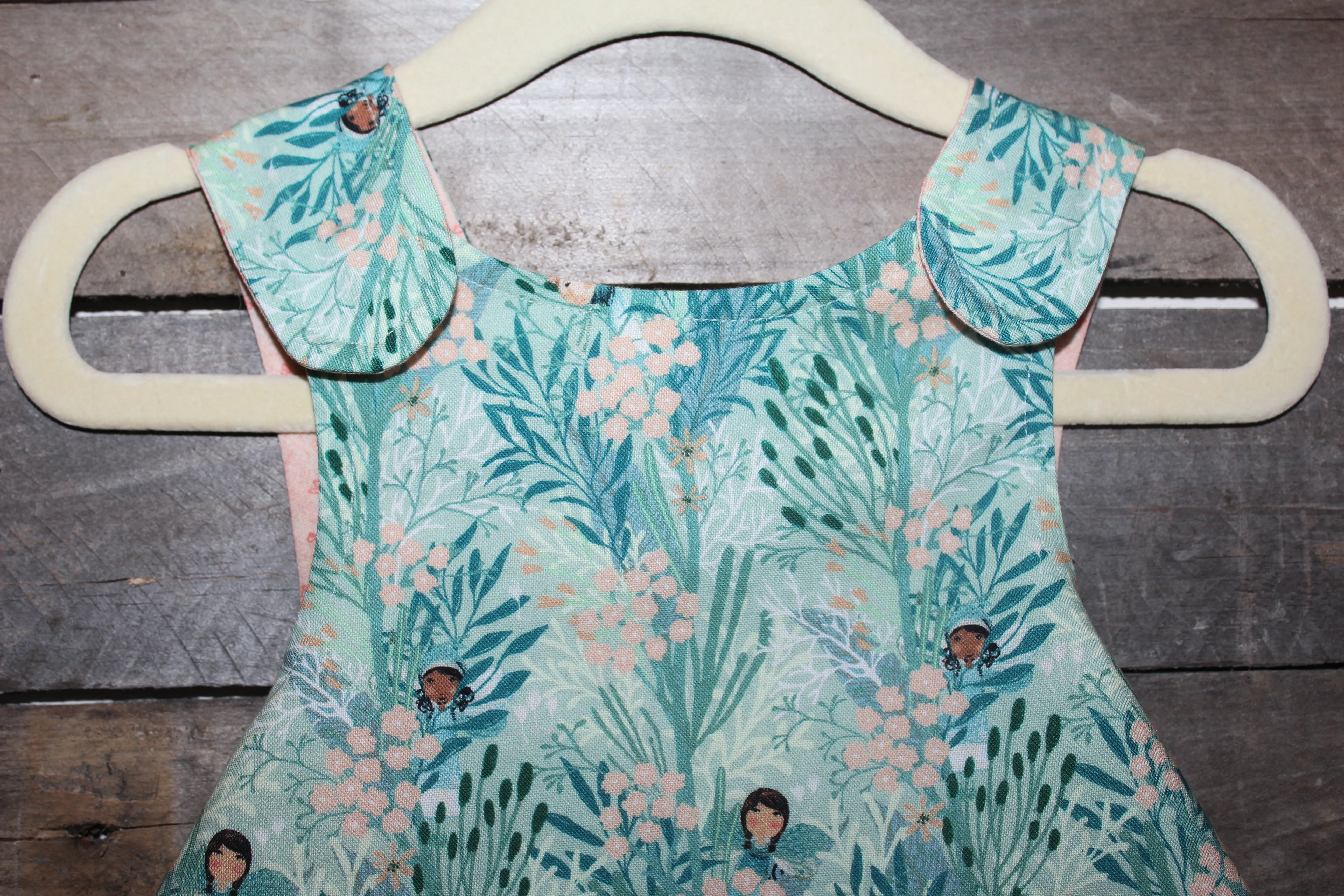 Green Forest Fairies Reversible Dress
