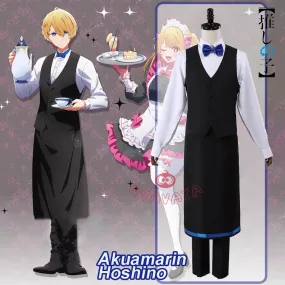 Gvavaya Anime Cosplay Oshi no Ko Aqua Cosplay Costume Aqua Waiter Suit Cosplay
