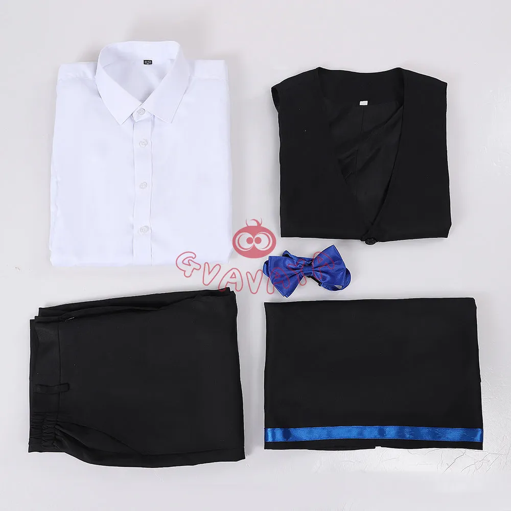 Gvavaya Anime Cosplay Oshi no Ko Aqua Cosplay Costume Aqua Waiter Suit Cosplay