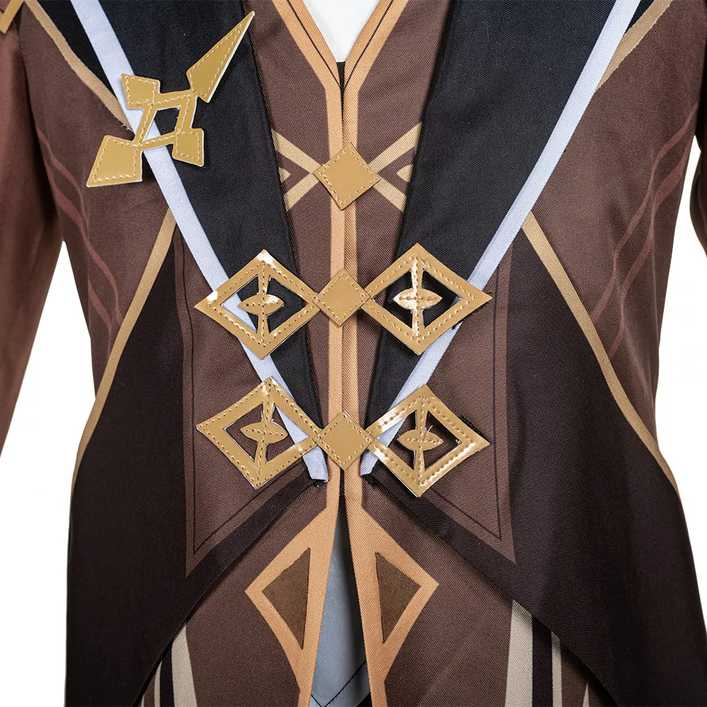 Gvavaya Game Cosplay Genshin Impact Liyue Zhongli Cosplay Costume