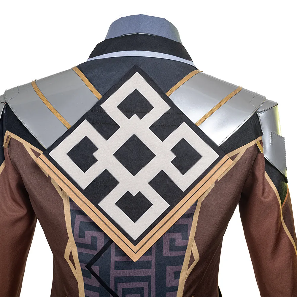 Gvavaya Game Cosplay Genshin Impact Liyue Zhongli Cosplay Costume