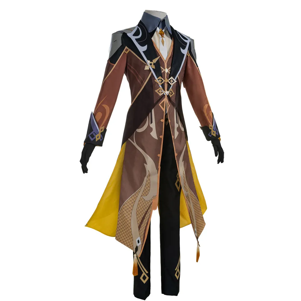 Gvavaya Game Cosplay Genshin Impact Liyue Zhongli Cosplay Costume