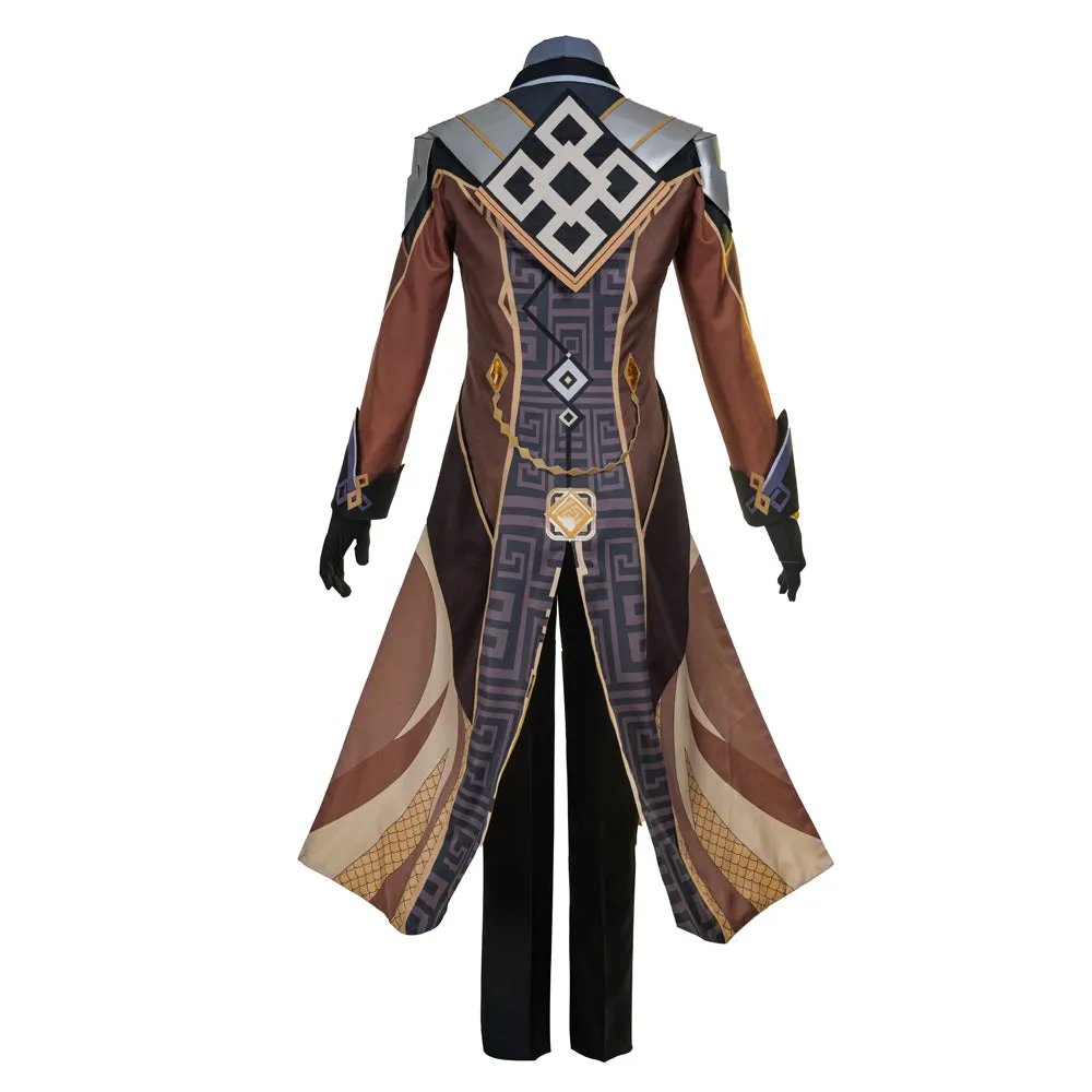Gvavaya Game Cosplay Genshin Impact Liyue Zhongli Cosplay Costume