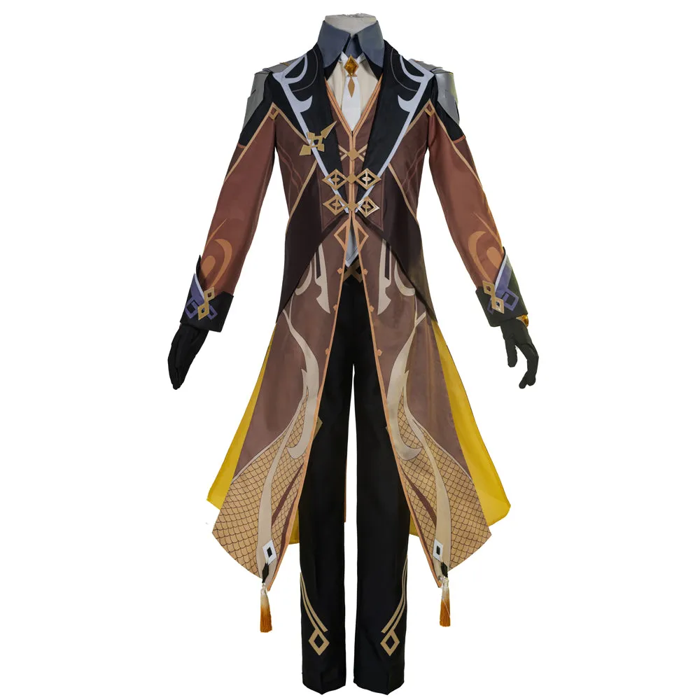 Gvavaya Game Cosplay Genshin Impact Liyue Zhongli Cosplay Costume