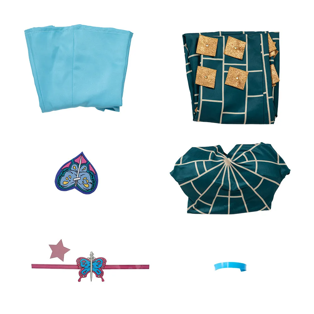 Gvavaya Game Cosplay JoJo's Bizarre Adventure Cosplay Jolyne Cujoh Cosplay Costume