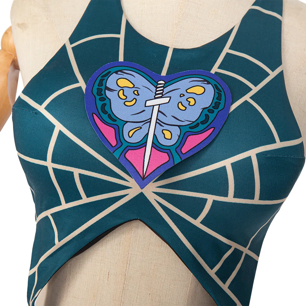 Gvavaya Game Cosplay JoJo's Bizarre Adventure Cosplay Jolyne Cujoh Cosplay Costume