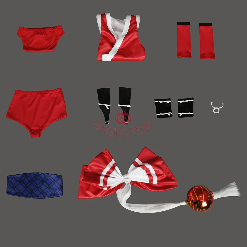Gvavaya Game Cosplay Street Fighter 6 Cosplay Costume Mai Shiranui Cosplay Costume Mai Cosplay