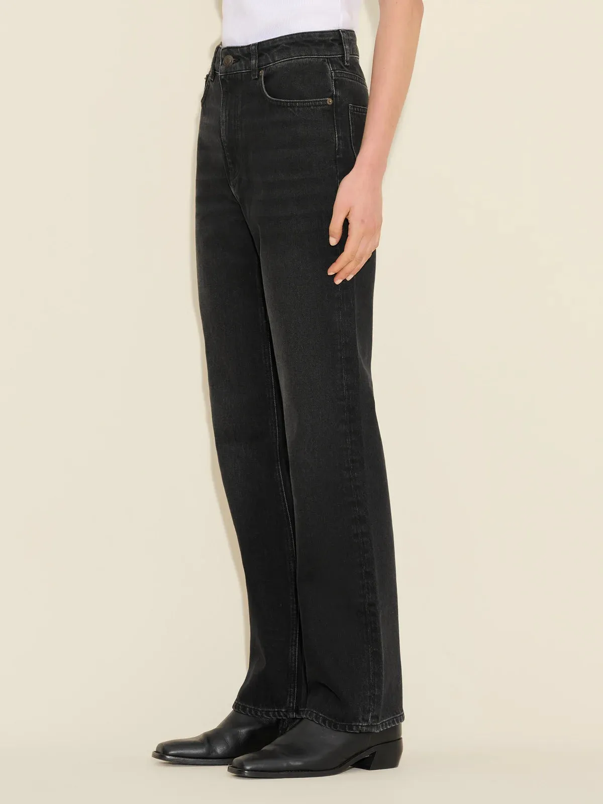 HOLZWEILER REGULAR JEANS BLACK WASHED