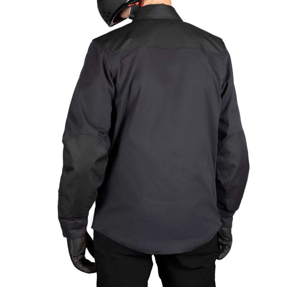 Icon Men's Upstate Canvas CE Motorcycle Jacket