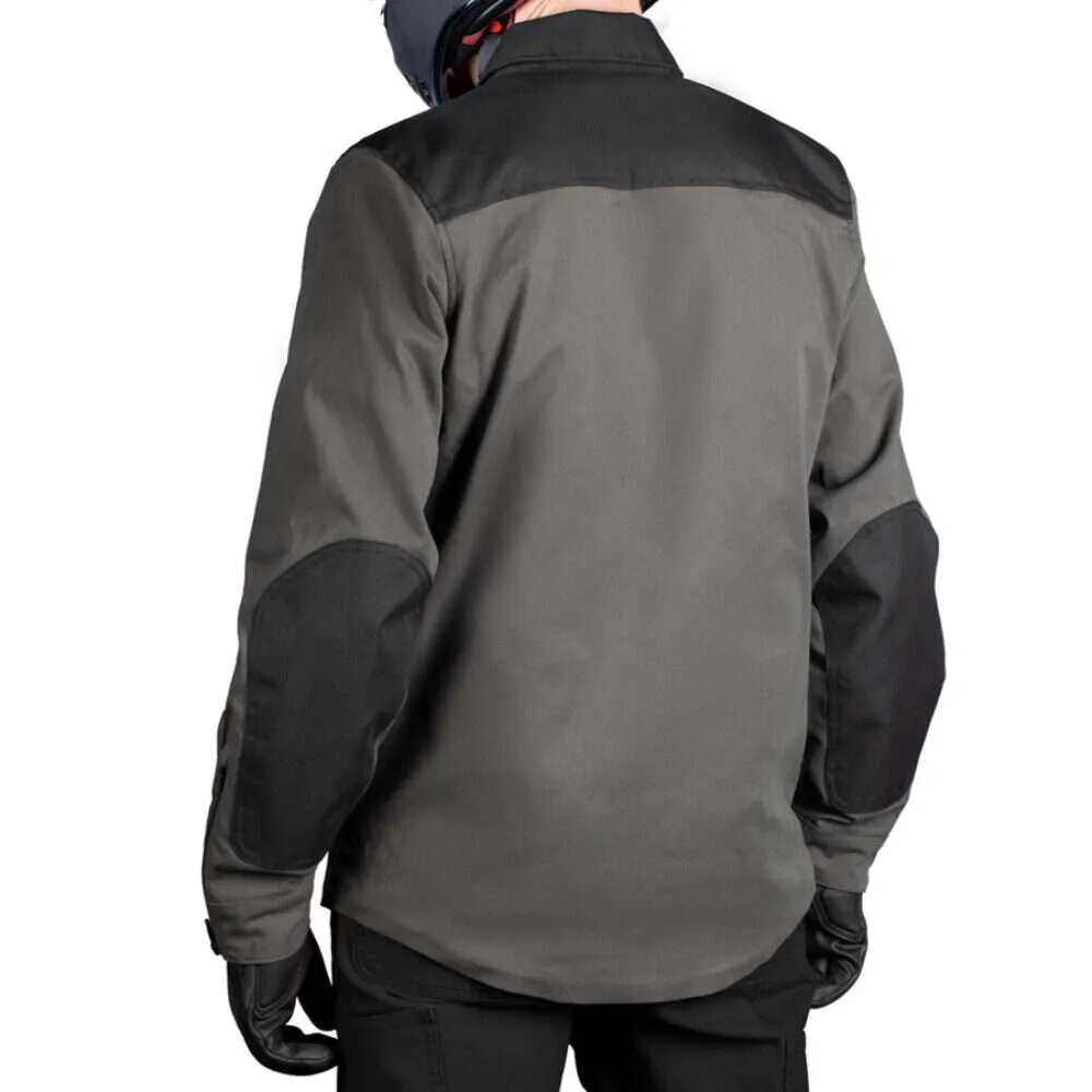 Icon Men's Upstate Canvas CE Motorcycle Jacket