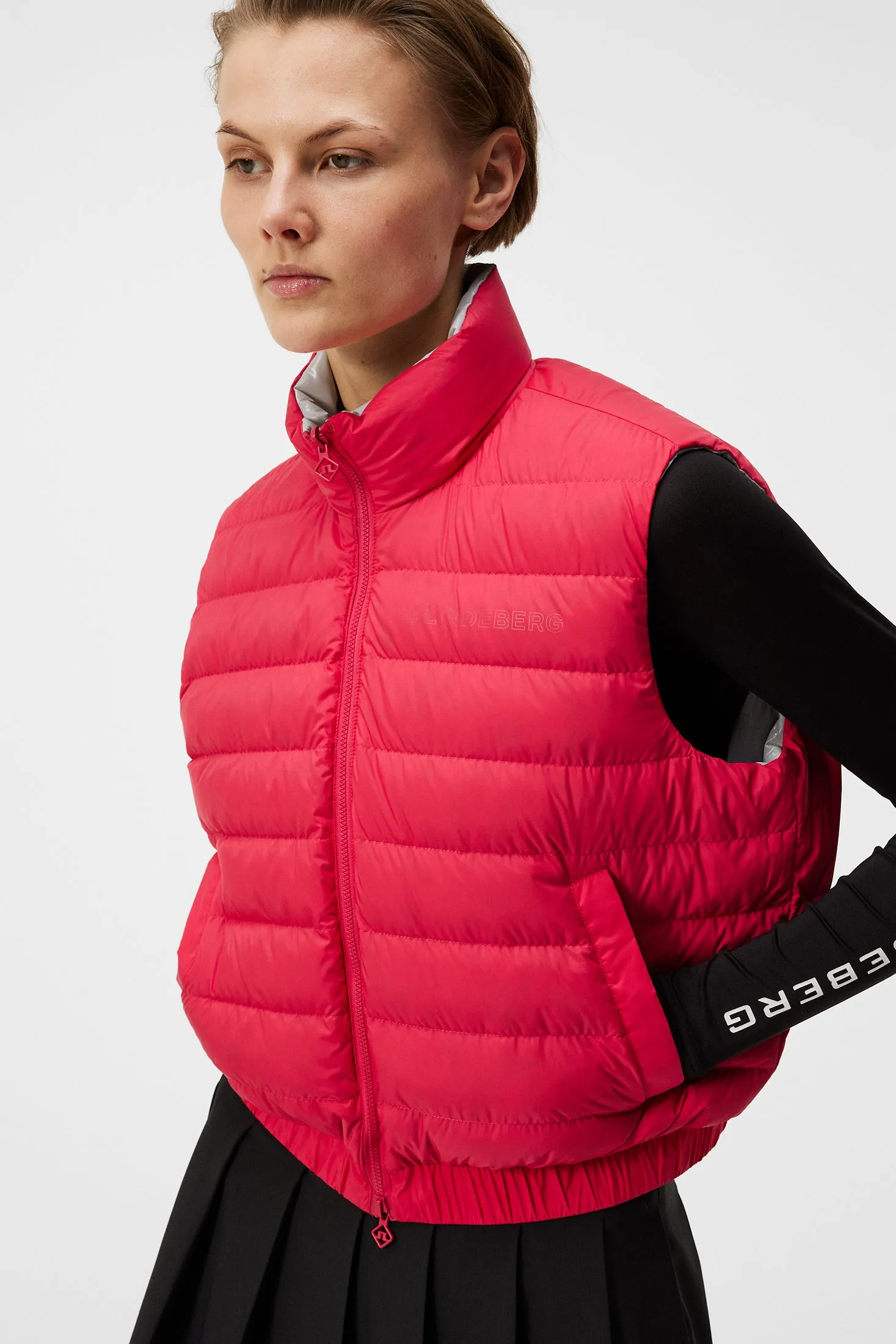 Isla Reversible Vest / Silver