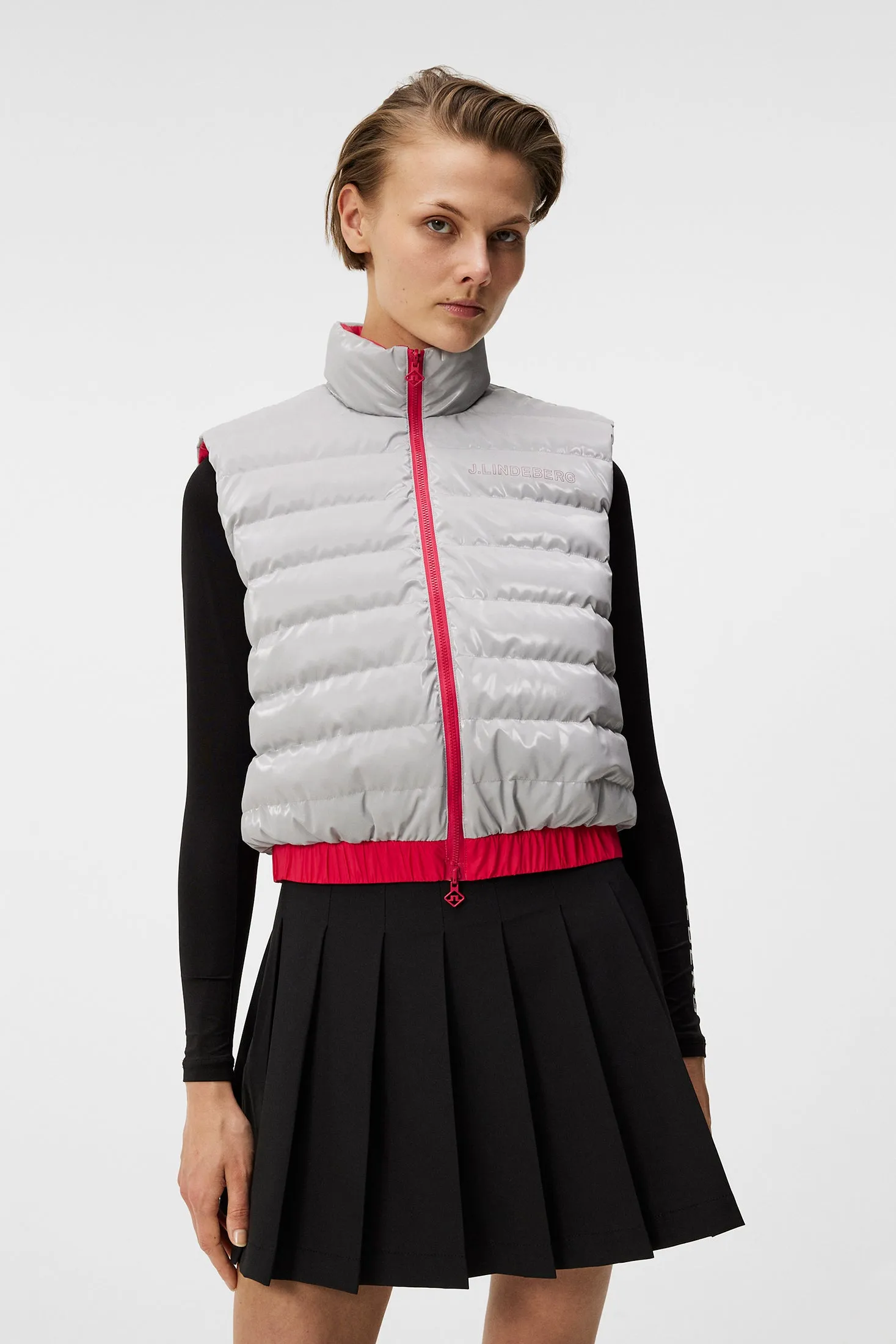 Isla Reversible Vest / Silver
