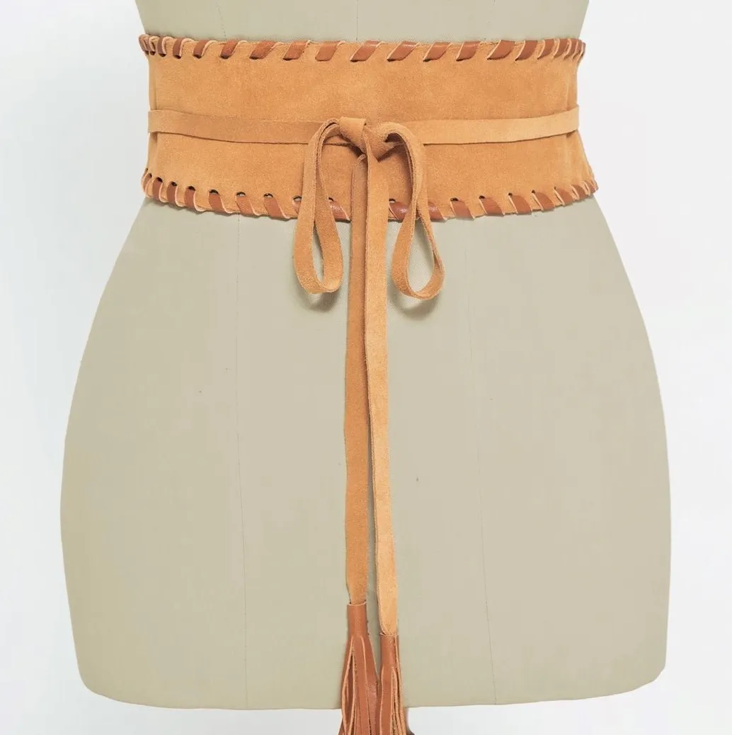 Juan Jo Gallery | Suede Wrap Belt Boho Style