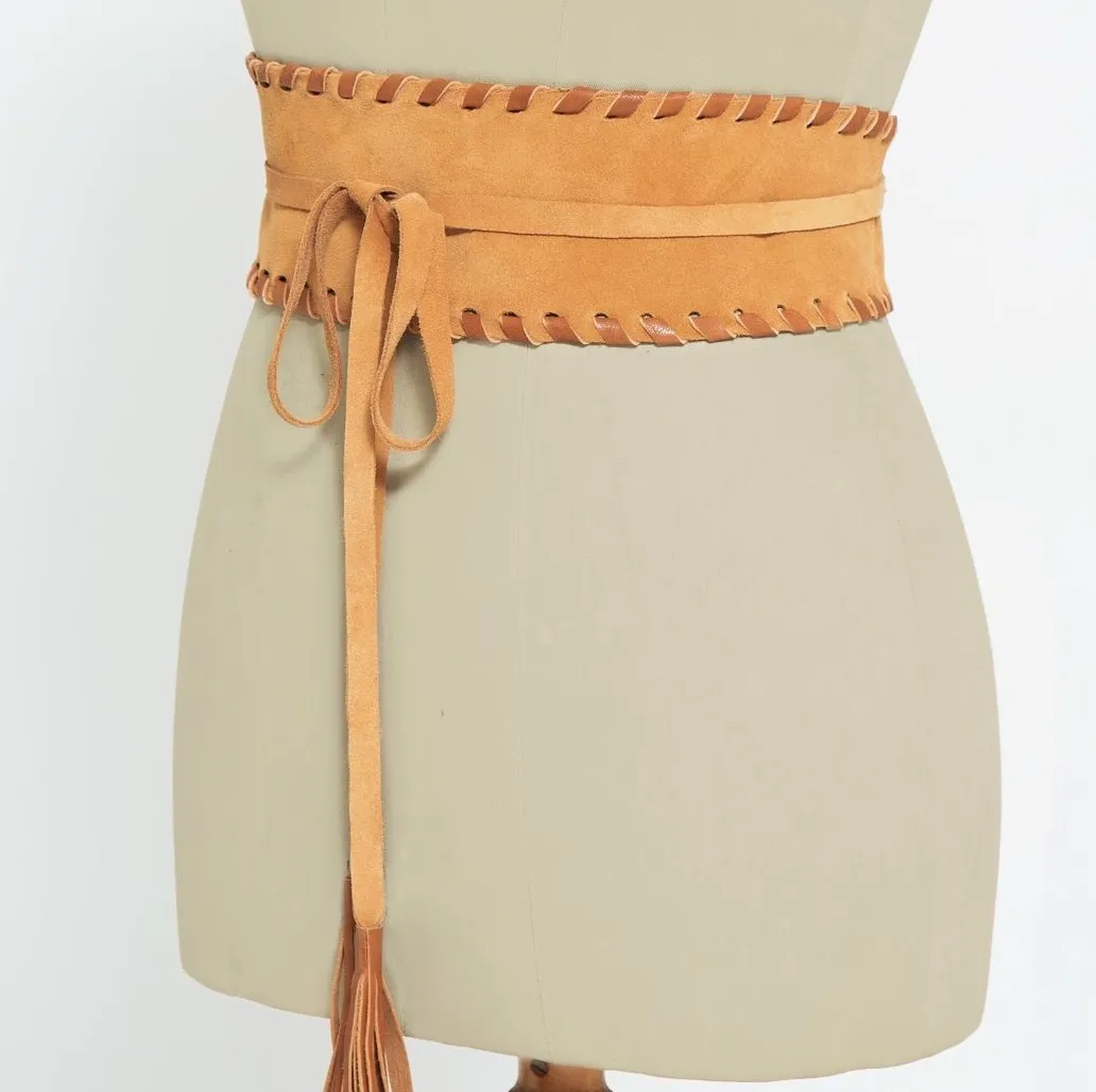Juan Jo Gallery | Suede Wrap Belt Boho Style
