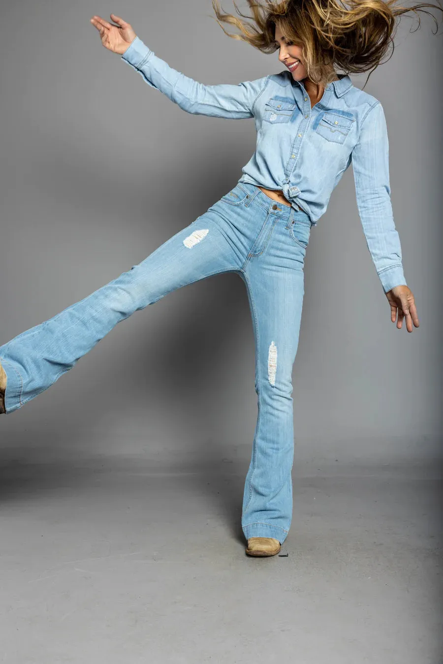 Kimes Womens Sugar Fade Jean - Blue